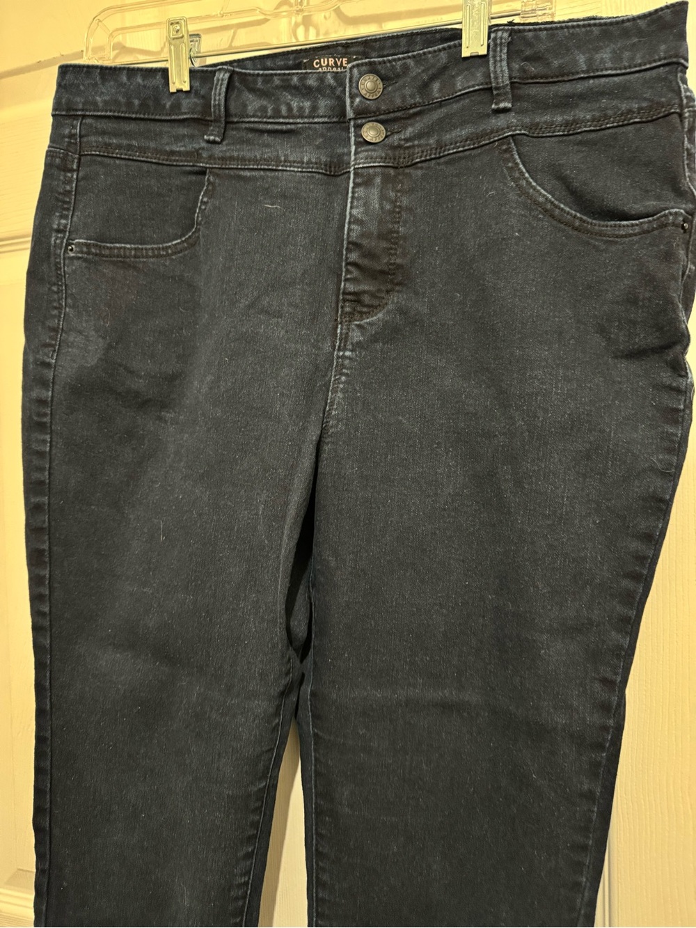 Curve Appeal Total Control Dark Blue Skinny Jeans for Women - High Rise Stretch